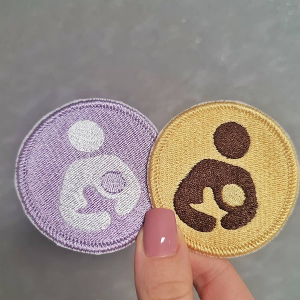 Breastfeeding, Milestone, Breast is Best, Iron or Sew on Patch