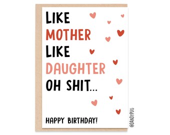 Card From Daughter Etsy