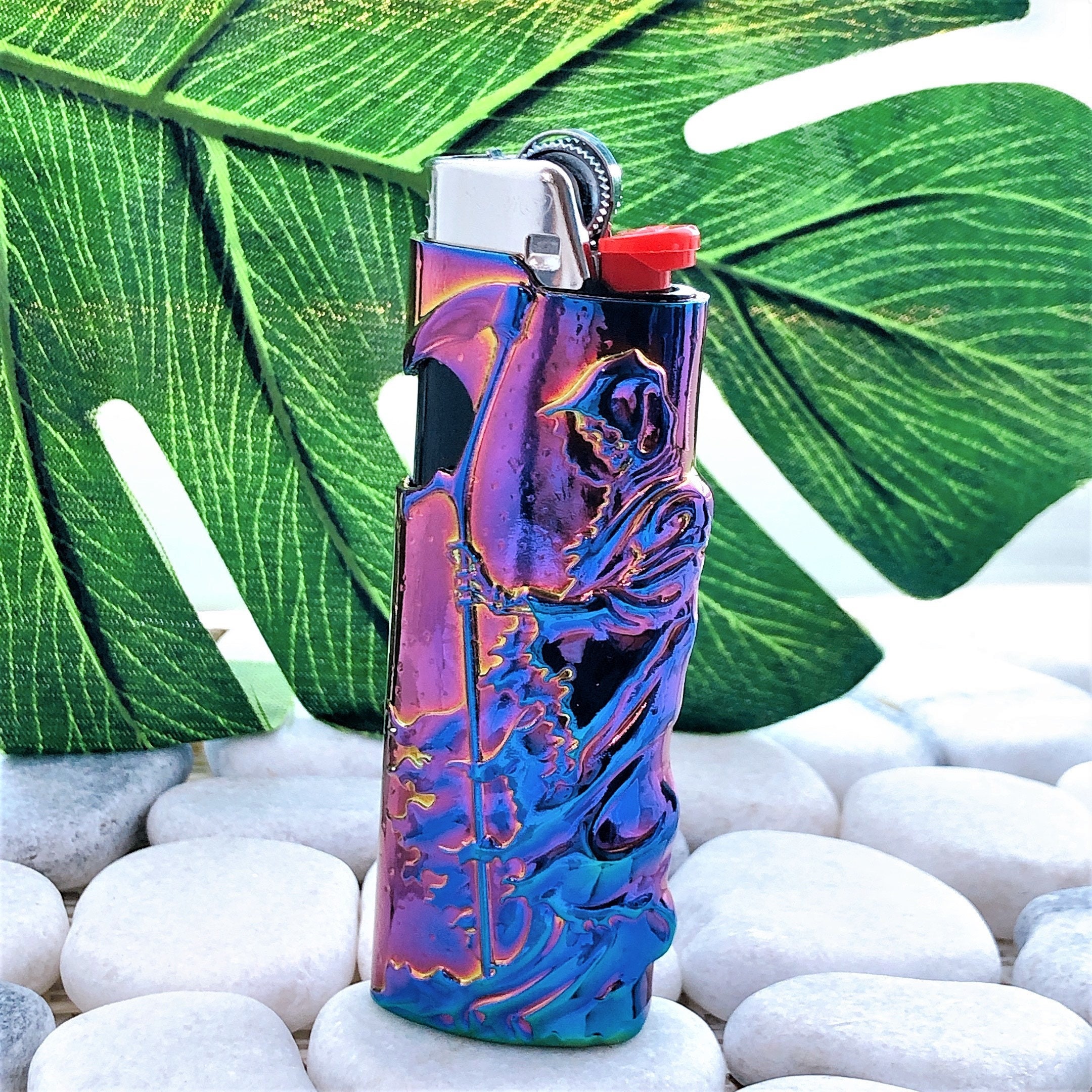 Shiny Reaper Death Lighter CaseMetal Lighter Case Cover Fits Etsy