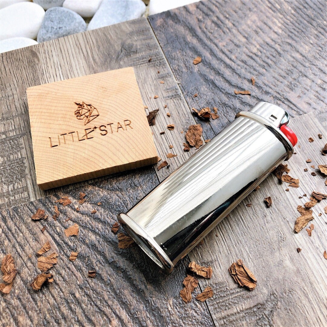 Shiny Silver Blank Lighter Case,custom Personalized Metal Lighter Case