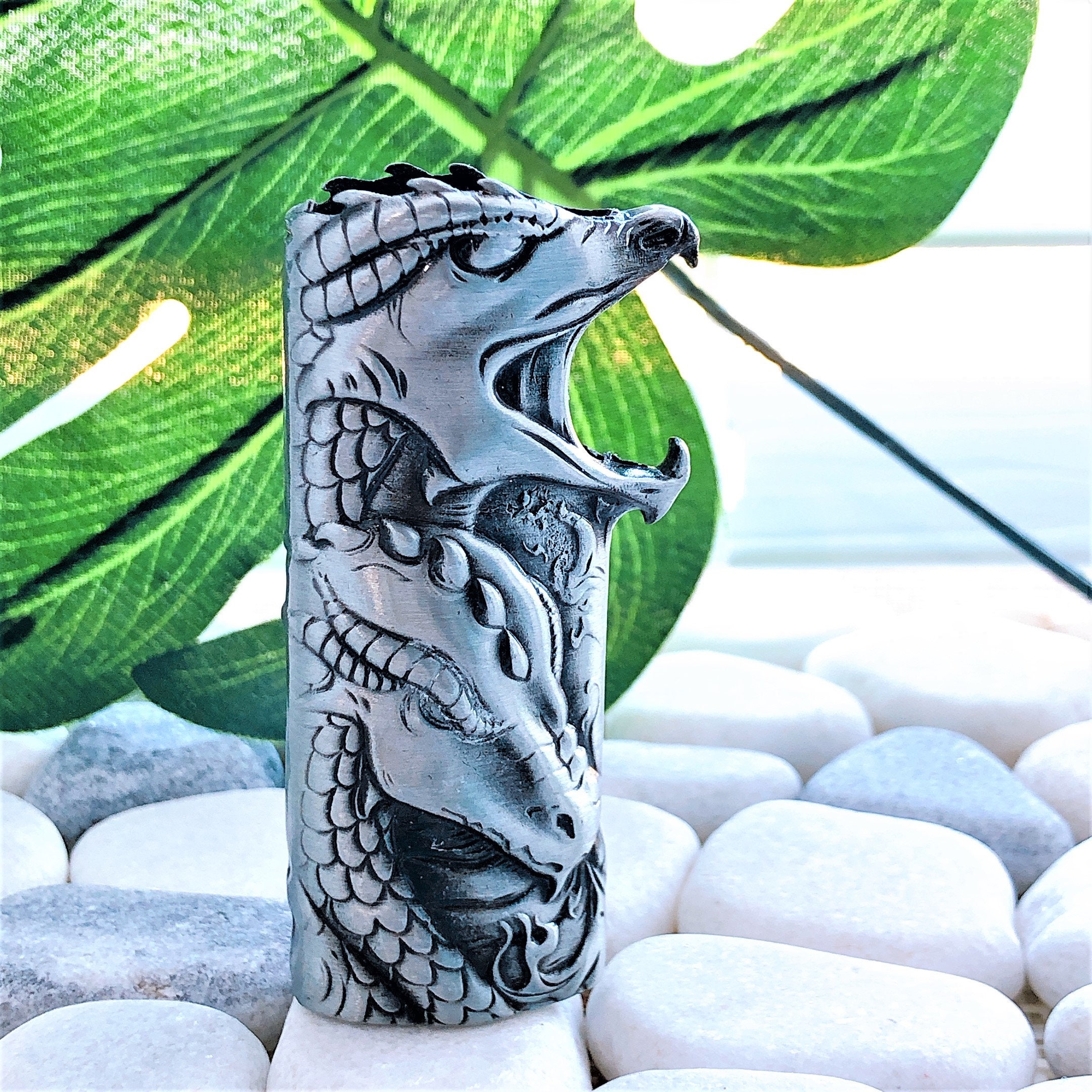 Dragon Face Lighter CaseMetal Lighter Case Cover Fits BIC Etsy