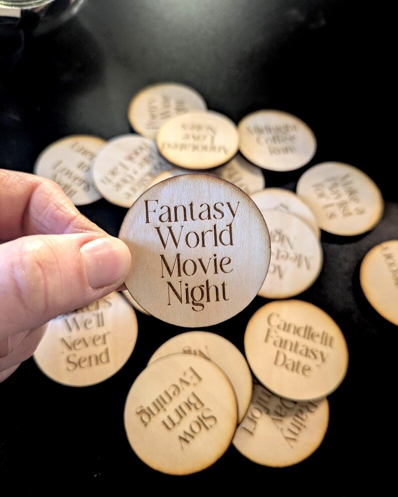 BookTok Date Night Tokens | 20 Tokens + Optional After Dark Spicy Add-On image 4