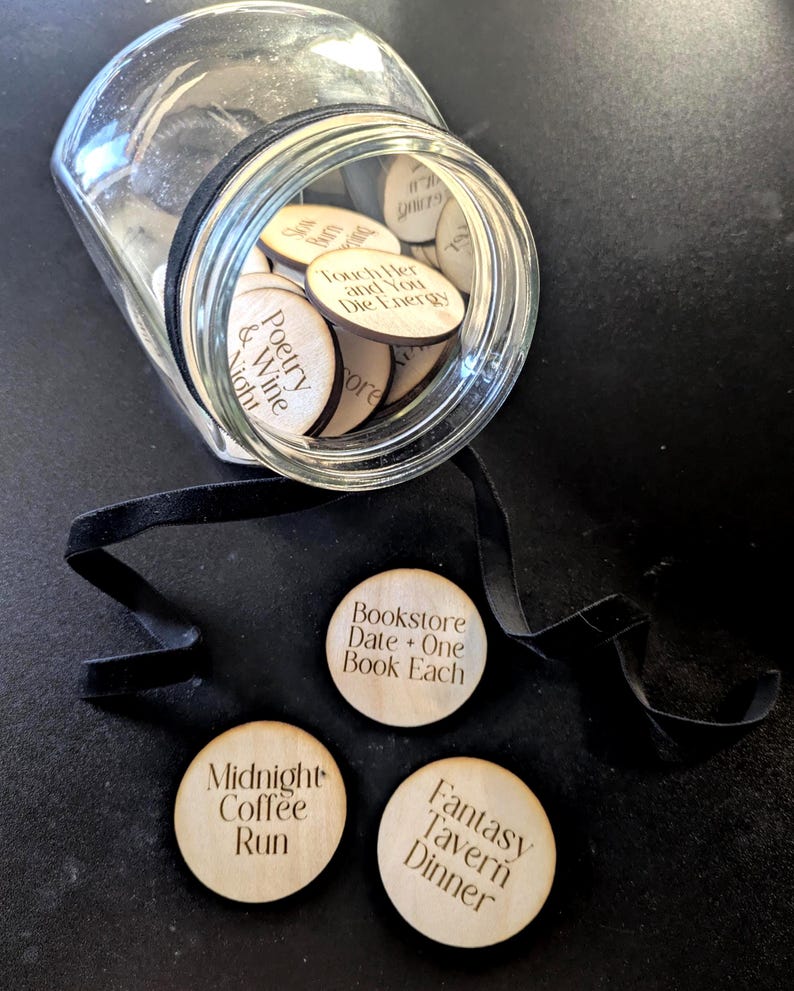 BookTok Date Night Tokens | 20 Tokens + Optional After Dark Spicy Add-On image 2