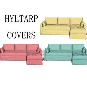 HYLTARP &quot;2 Seats+Chaise(right)&quot; Replacement Sofa Covers,Hyltarp Sofa Covers,covers for Hyltarp sofa,Slipcovers for Hyltarp sofa,sofa covers