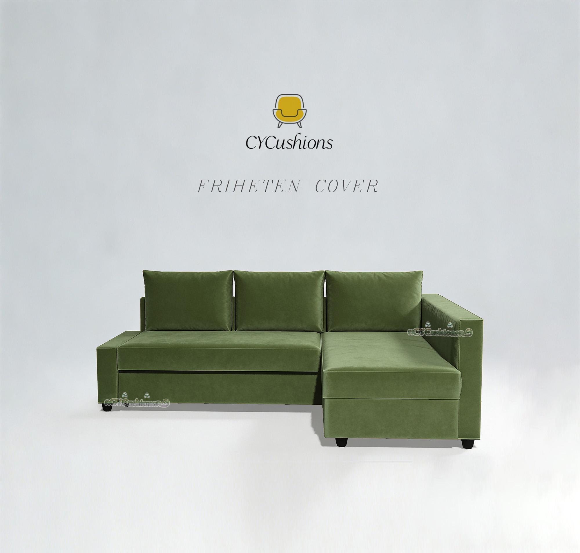 Frihetenソファベッドカバー　ダークグリーン Ikea friheten cover - Etsy 日本