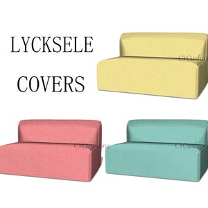 LYCKSELE &quot;2 Seats,PS 2 Seats&quot;Replacement Covers,Lycksele Sofa Cover,covers for Lycksele,Slipcover for Lycksele sofa,sofa cover for Lycksele