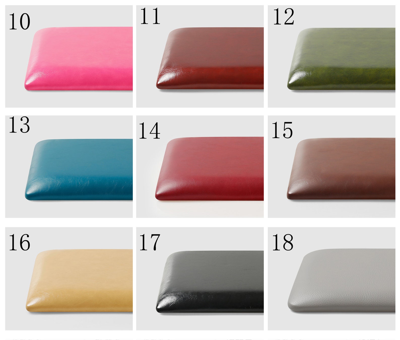 Custom Size Seat Cushion,artificial Leather Cushion,cushion for Couch