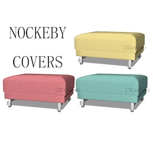 Fundas de repuesto para sofá otomano NOCKEBY, fundas para sofá Nockeby, funda para otomano Nockeby, funda para sofá Nockeby, fundas para otomano Nockeby