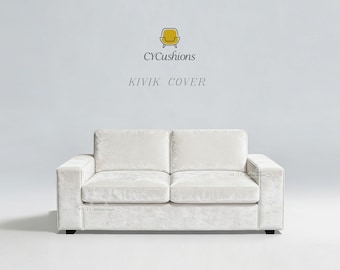 KIVIK 2-Seat Sofa Cover: Replacement Slipcover,Custom Color,Machine washable,Pet-friendly,Couch cover