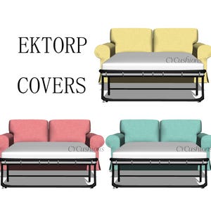EKTORP &quot;2 Seats bed&quot; Replacement Covers,ektorp Sofa Cover,covers for ektorp sofa,sofa covers,Slipcover for ektorp sofa,sofa cover for ektorp
