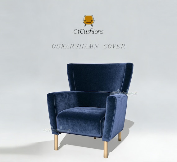 OSKARSHAMN Sofa Bezug: Ohrensessel Ersatz Bezug, Benutzerdefinierte Farbe, maschinenwaschbar, Haustierfreundlich