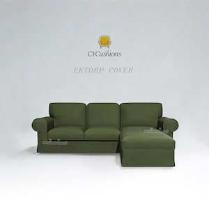 EKTORP Model Replacement Sofa Covers,Custom Color,Machine washable,Pet-friendly,Couch cover