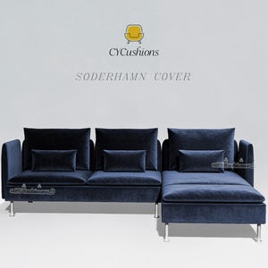 SODERHAMN Model Replacement Covers,sofa covers,Custom Color,Machine washable,Pet-friendly,Couch cover