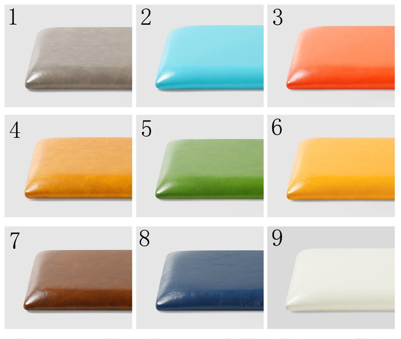 Custom Size Seat Cushion,artificial Leather Cushion,cushion for Couch