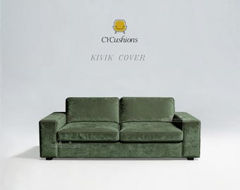 KIVIK Sofa Cover: 3 Seats Replacement Slipcover,Custom Color,Machine washable,Pet-friendly,Couch cover