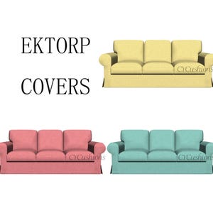 EKTORP &quot;3 Seats&quot; Replacement Covers,ektorp Sofa Covers,covers for ektorp sofa,sofa covers,Slipcovers for ektorp sofa,sofa covers for ektorp