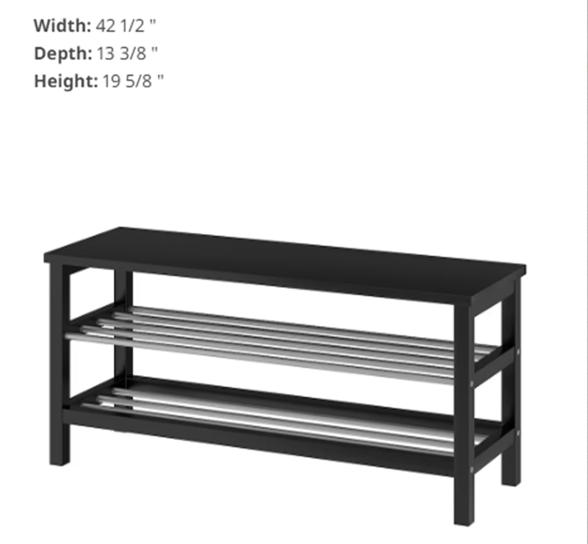 IKEA TJUSIG Bench With Shoe Storage Cushion,ikea Bench Cushion,ikea