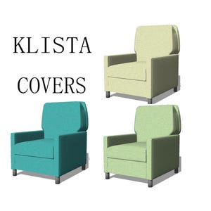 KLISTA Armchair Replacement Cover: Sofa Slipcover,Custom Color,Machine washable,Pet-friendly