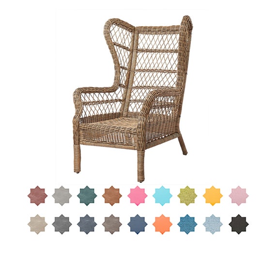 Ikea rattan 2024 chair cushion