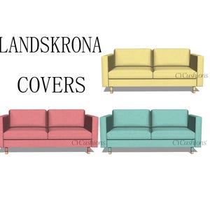 LANDSKRONA Ersatzbezug für 3 Sitzer,2 Sitzer,Landskrona Sofa Bezug Bezug
