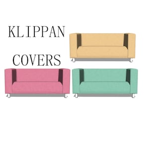 KLIPPAN Model Replacement Sofa Covers,Custom Color,Machine washable,Pet-friendly,Couch cover