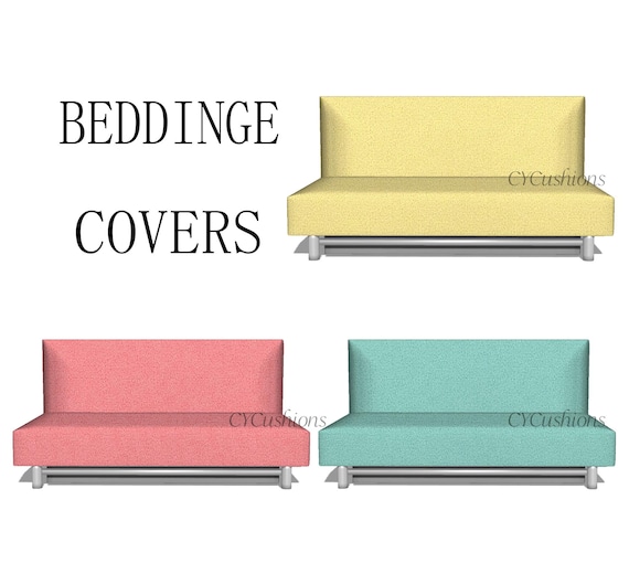 BEDDINGE 3-seat Sofa Bed Replacement Cover,custom Color,machine