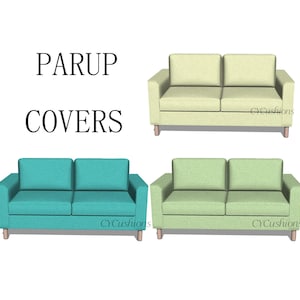 PARUP Sofa Cover: 2Seat,3 Seats Replacement Slipcover,Custom Color,Machine washable,Pet-friendly