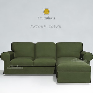 EKTORP Model Replacement Sofa Covers,Custom Color,Machine washable,Pet-friendly,Couch cover