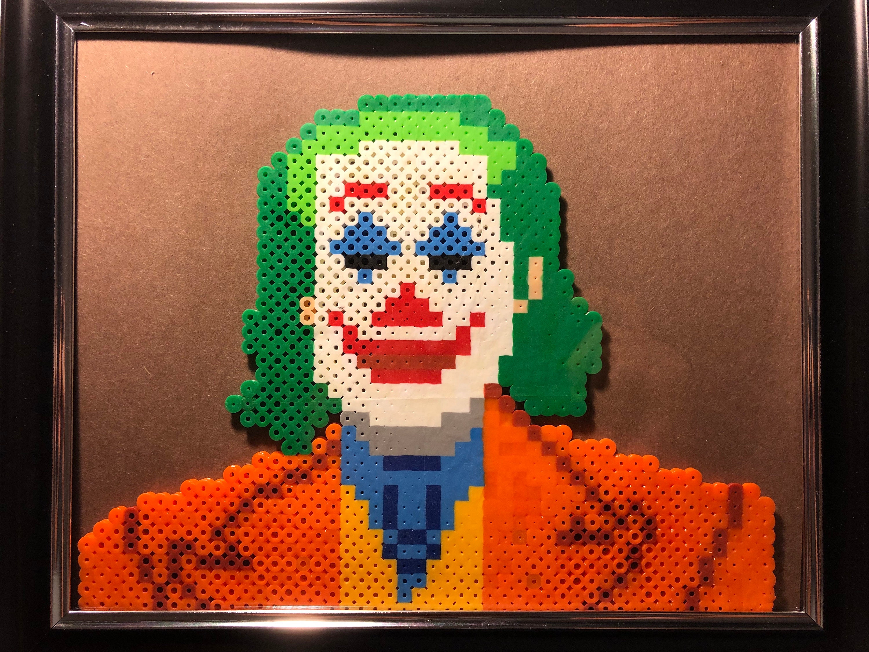 Joker 2019 Perler Bead Art 8x10 Etsy