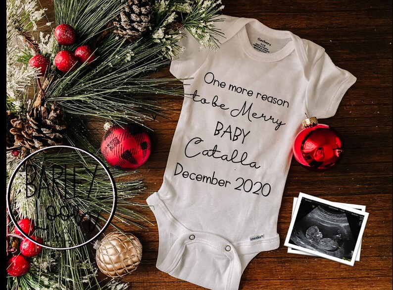 CUSTOM Christmas Pregnancy Announcement Digital Photo for social media Instagram| Facebook