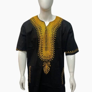 Black and Gold Dashiki