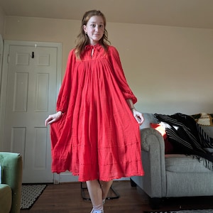 cheesecloth gathered sleeve maxi dress Women's Navy Cheesecloth Gathered Sleeve Maxi Dress