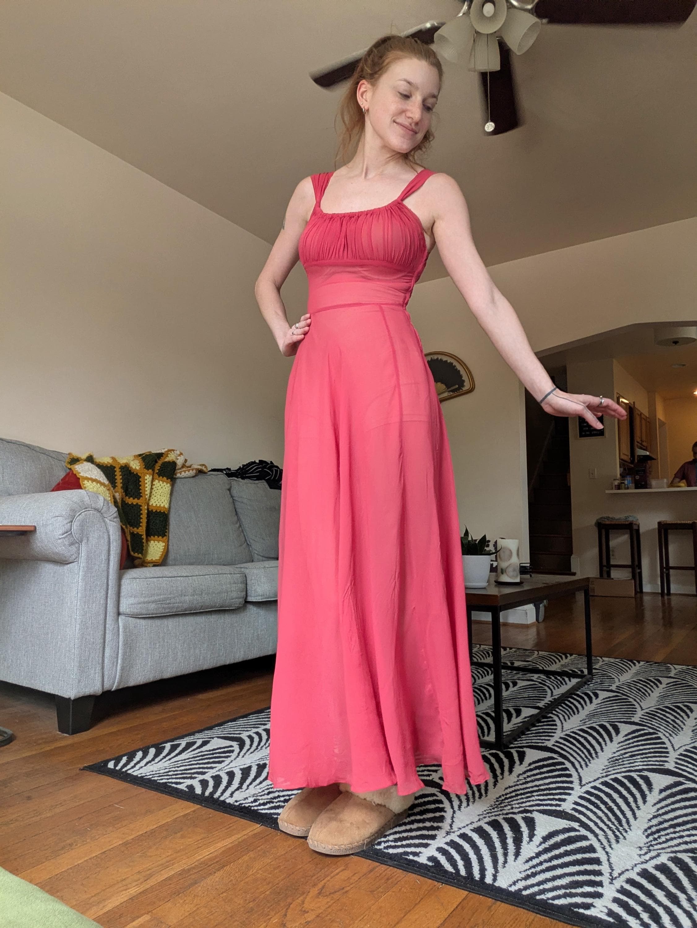 30s Bias Cut Chiffon - Etsy