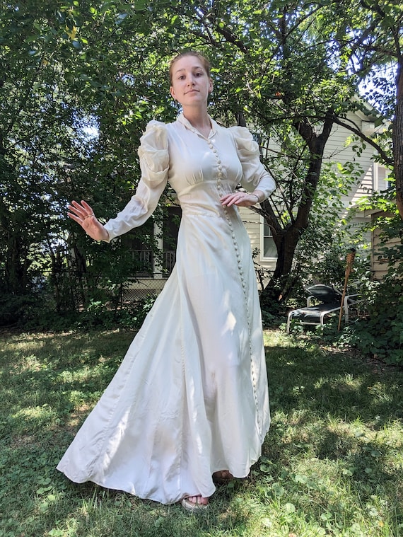 1930s Wedding Dress