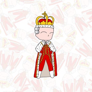 King George - Musical Theatre Sticker, Theatre Lover Gift, Theatre Decor, Laptop Sticker, Waterproof Vinyl Sticker