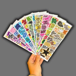 Musical Theatre Hand Drawn Bookmarks - Musical gift