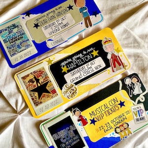 Handmade Musical Tickets - Musical theatre gift
