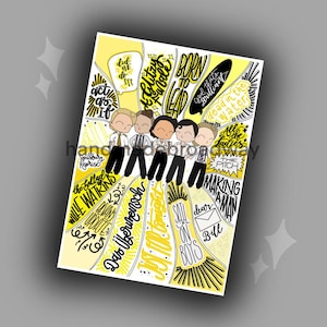 Operation Mincemeat the Musical Swirl Poster - Handmade Musical Theatre Gift