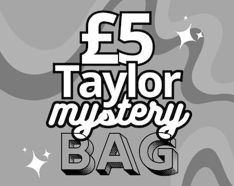 Bolsa Mystery T SWIFT de 5POUND - Bolsa misteriosa con pegatinas, insignia y más