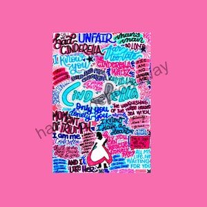 ALW Cenicienta - Cartel de teatro musical, arte de pared de Broadway, regalo de amante del teatro, regalo de música, decoración del hogar