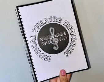 Musical Theatre Memories Book - musical theatre gift