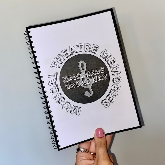 Musical Theatre Memories Book Musical Theatre Gift Etsy UK