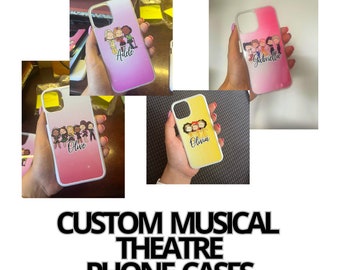 Musical Theatre Custom Name Phone Case - Glossy Phone case customisable