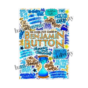 Benjamin Button  - Musical Theatre Poster, Broadway Wall Art, Theatre Lover Gift, Music Gift, Home Decor
