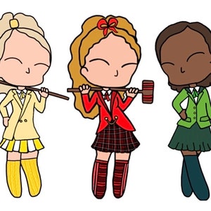 Heathers  - Musical Theatre Sticker, Theatre Lover Gift, Theatre Decor, Laptop Sticker, Waterproof Vinyl Sticker