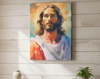 Jesus Divine Mercy Canvas Art: Religious Catholic Home Decor