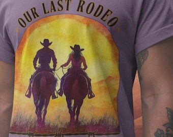 Western Sunset Horse T-shirt: Cowboy Cowgirl Unisex Tee - Etsy