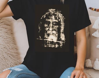 Shroud of Jesus T-Shirt: Sacred Burial Cloth Tee, Christian Gift