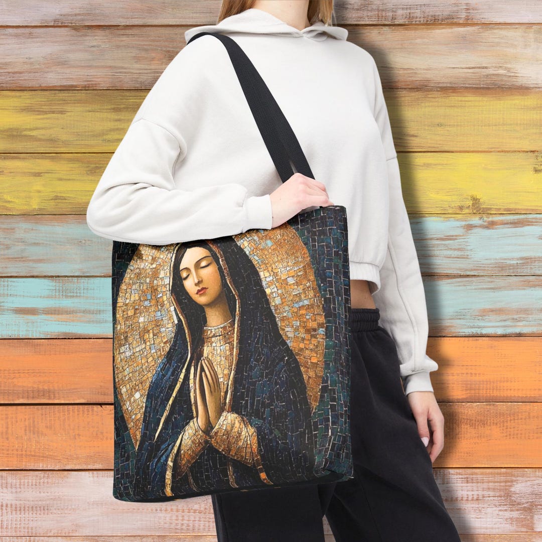 Our Lady of Guadalupe Tote Bag: Catholic Gift for Mom - Etsy