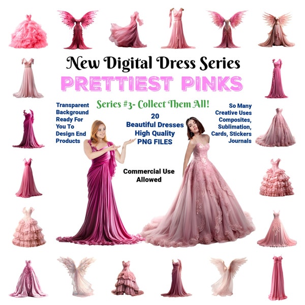 DRESSES FOR Composites, PNG , Overlay, Composite, Designer Gown, Backdrop, Embellish, Fairytale, Photoshop Background, Fashion Dress, Pink